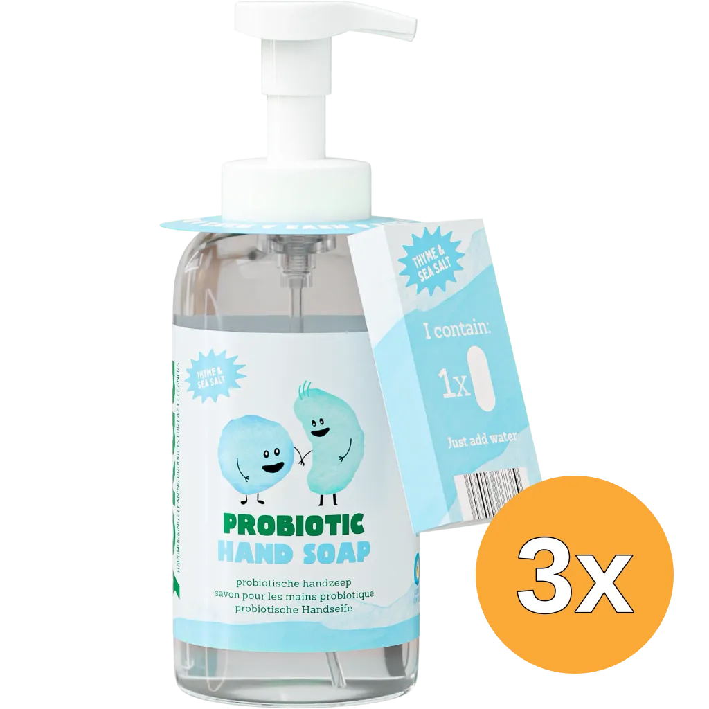3x Yokuu Handzeep Thyme & Sea Salt Starterkit (1 set)