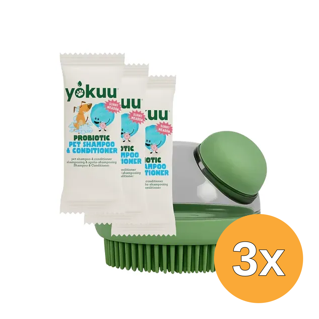 3x Yokuu Huisdier Shampoo & Conditioner Start (1 stuk)