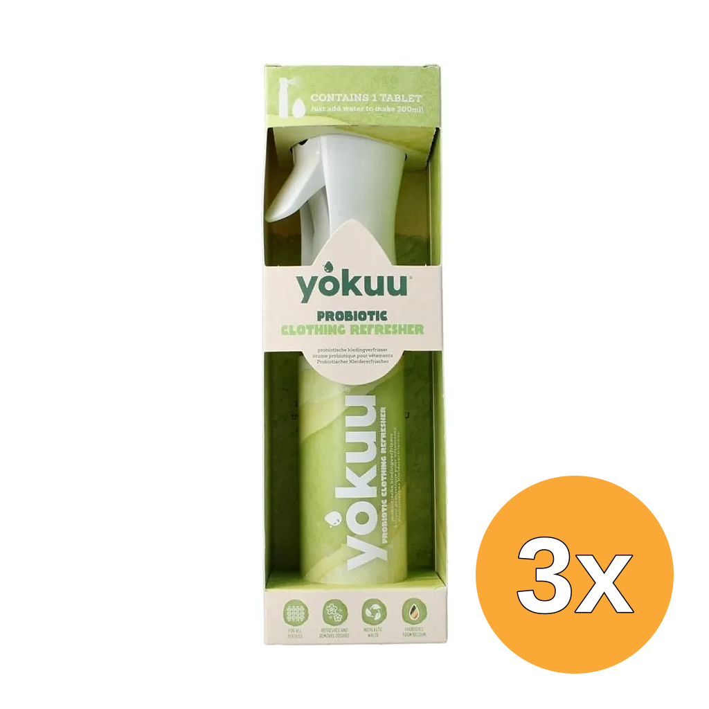 3x Yokuu Starterkit Probiotische Kledingopfrisser  (1 stuks)