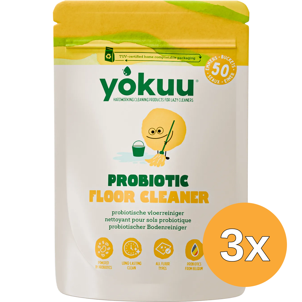 3x Yokuu Vloerreiniger Poeder (200 gr)