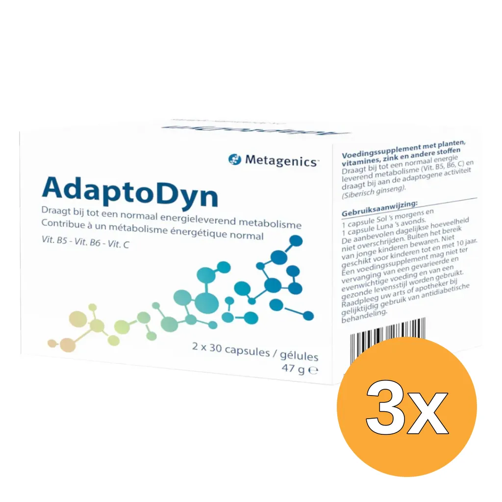 3x Metagenics Adaptodyn (60 capsules)