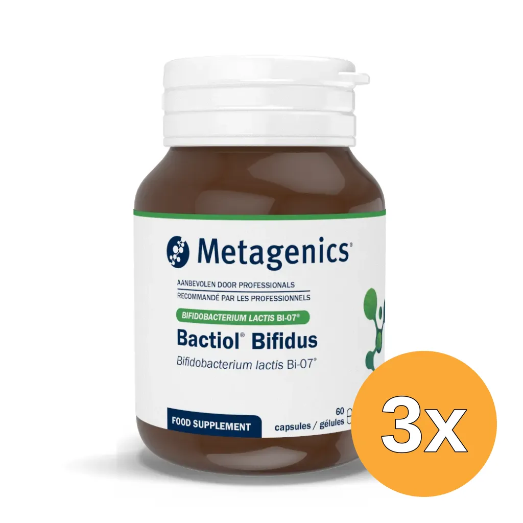 3x Metagenics Bactiol Bifidus Blister (60 capsules)