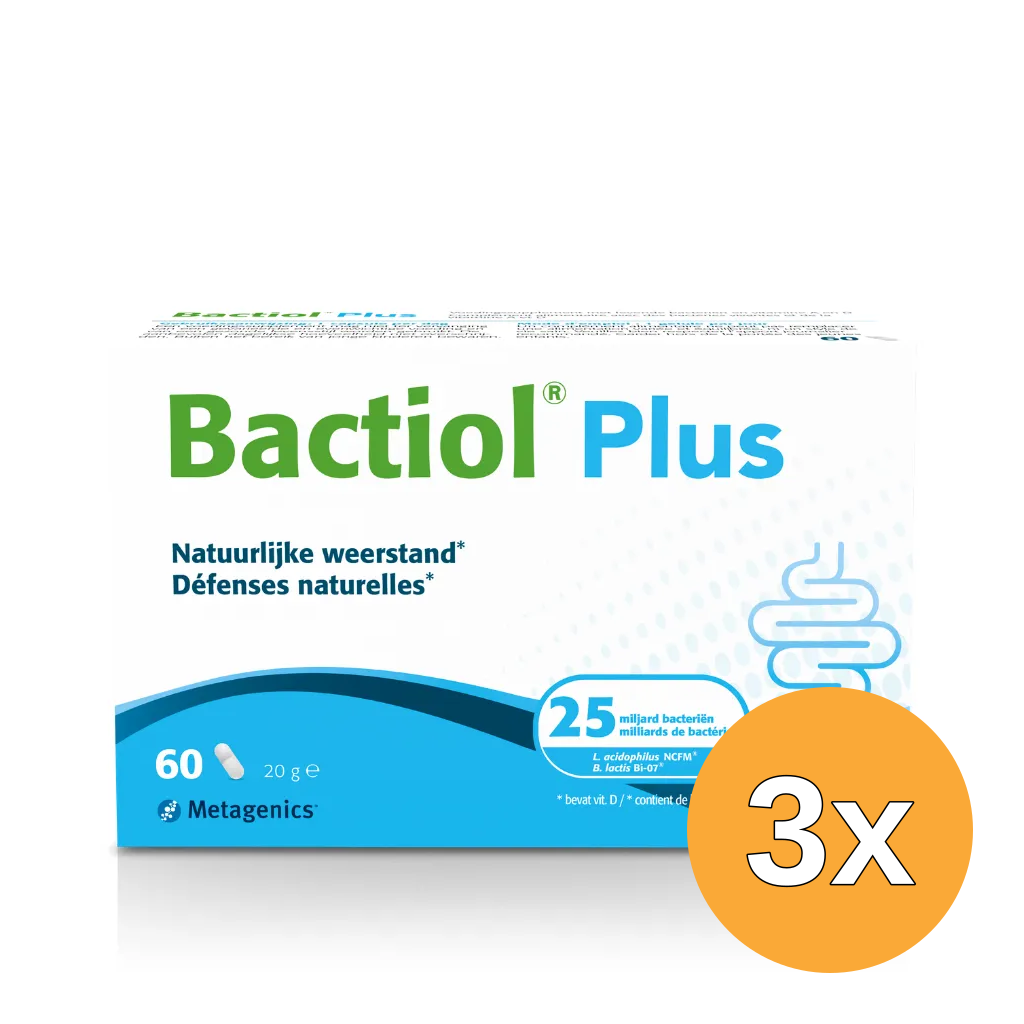 3x Metagenics Bactiol Plus NF (60 capsules)