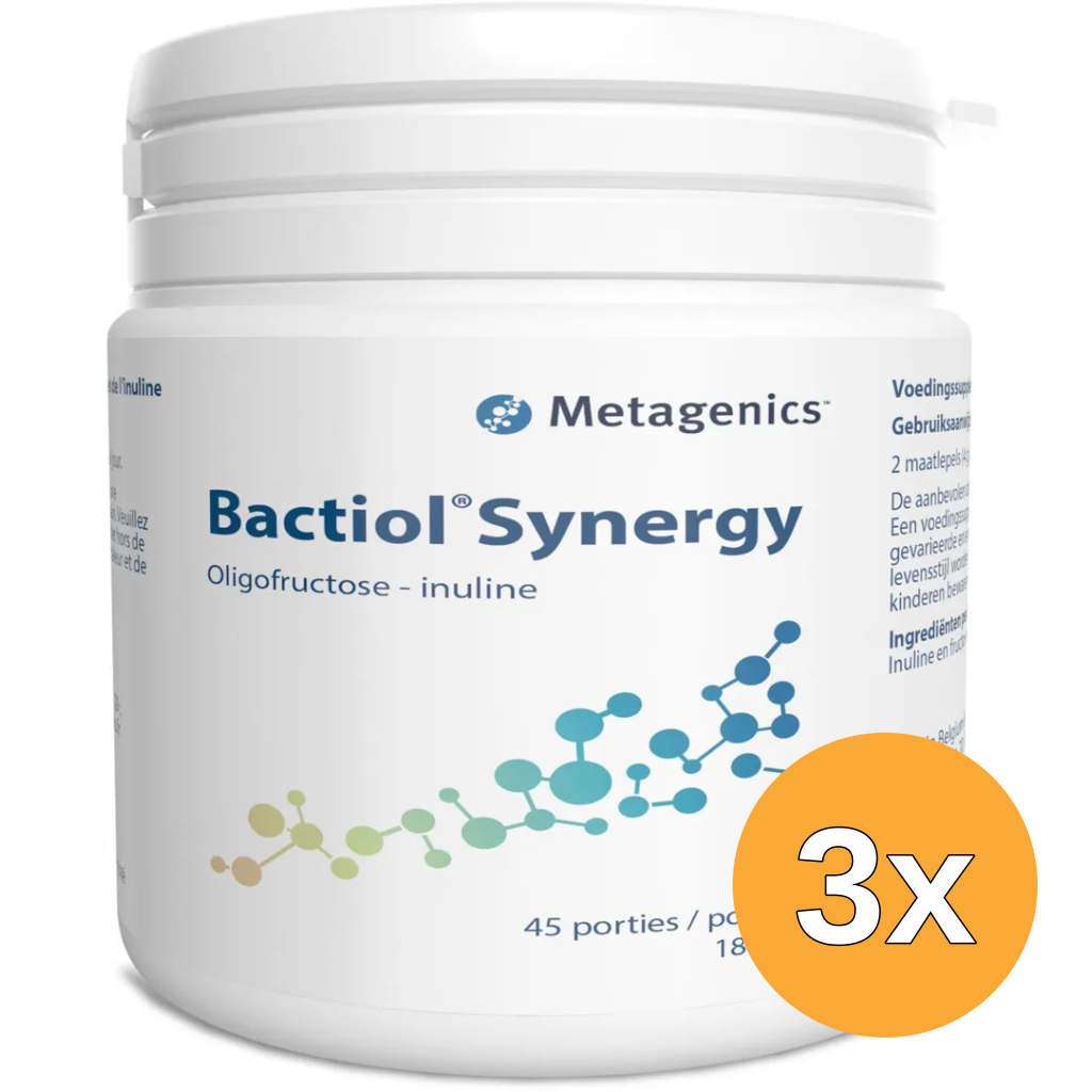 3x Metagenics Bactiol Synergy Nf (180 gr)