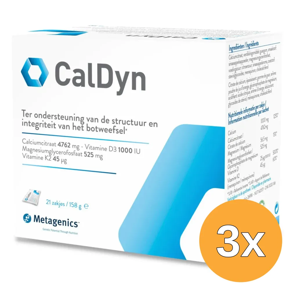 3x Metagenics Caldyn (21 zakjes)