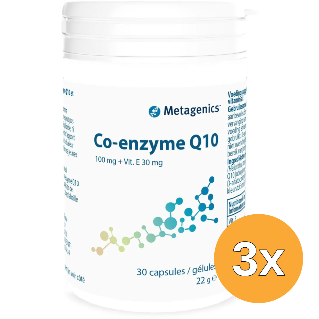 3x Metagenics Co Enzyme Q10 100Mg (30 capsules)
