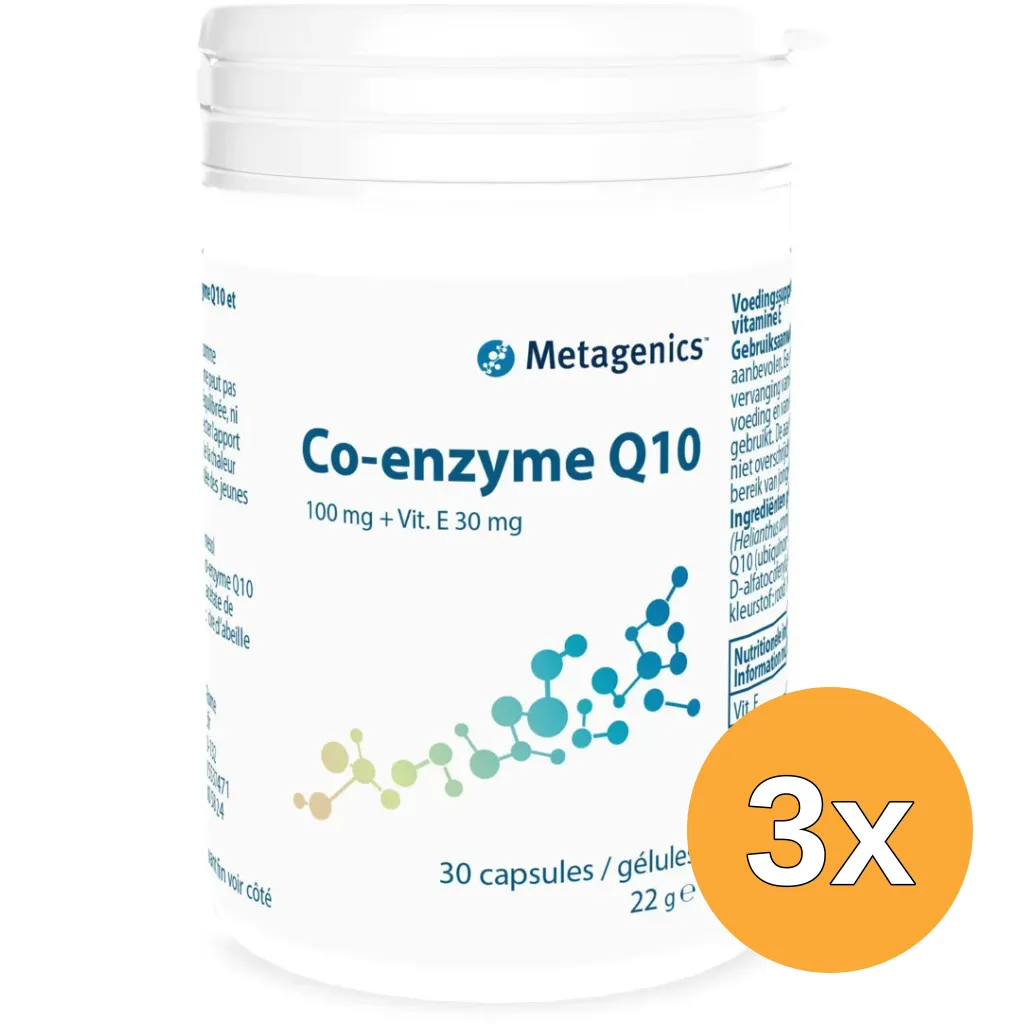 3x Metagenics Co Enzyme Q10 100Mg (30 capsules)