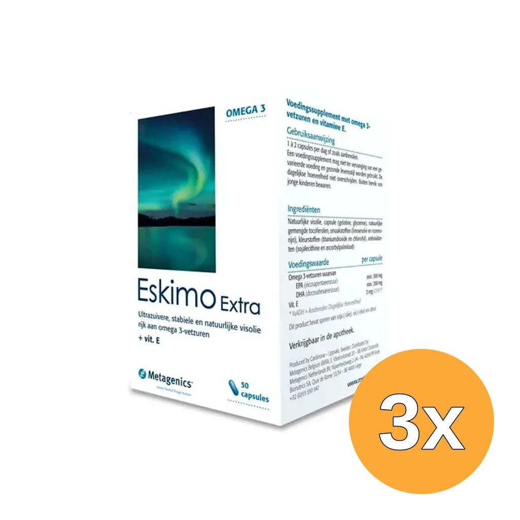 3x Metagenics Eskimo Extra (50 capsules)