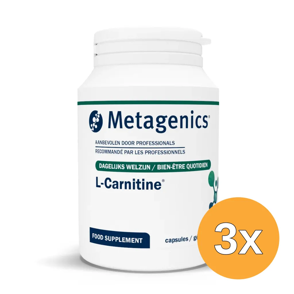 3x Metagenics L Carnitine Vega NF (60 capsules)