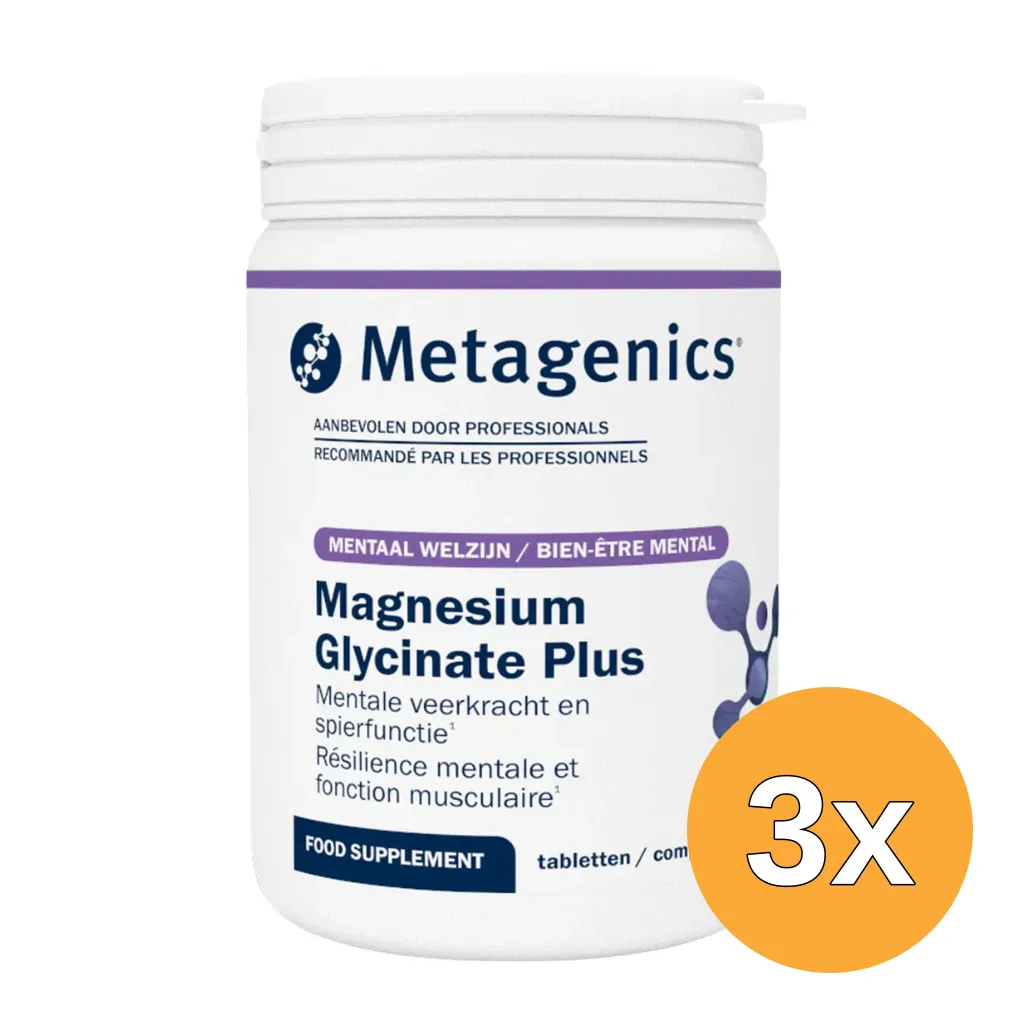 3x Metagenics Magnesium Glycinate Plus (90 tabletten)