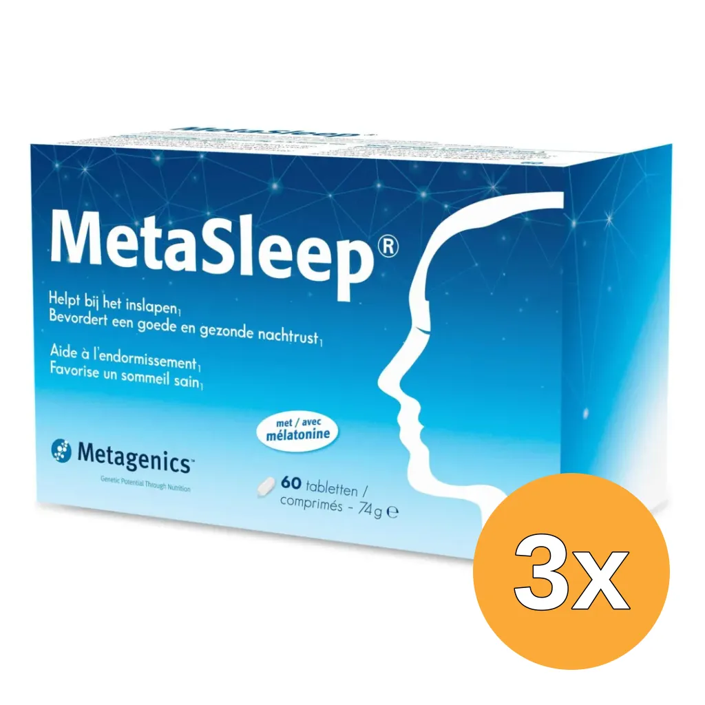 3x Metagenics MetaSleep (60 tabletten)