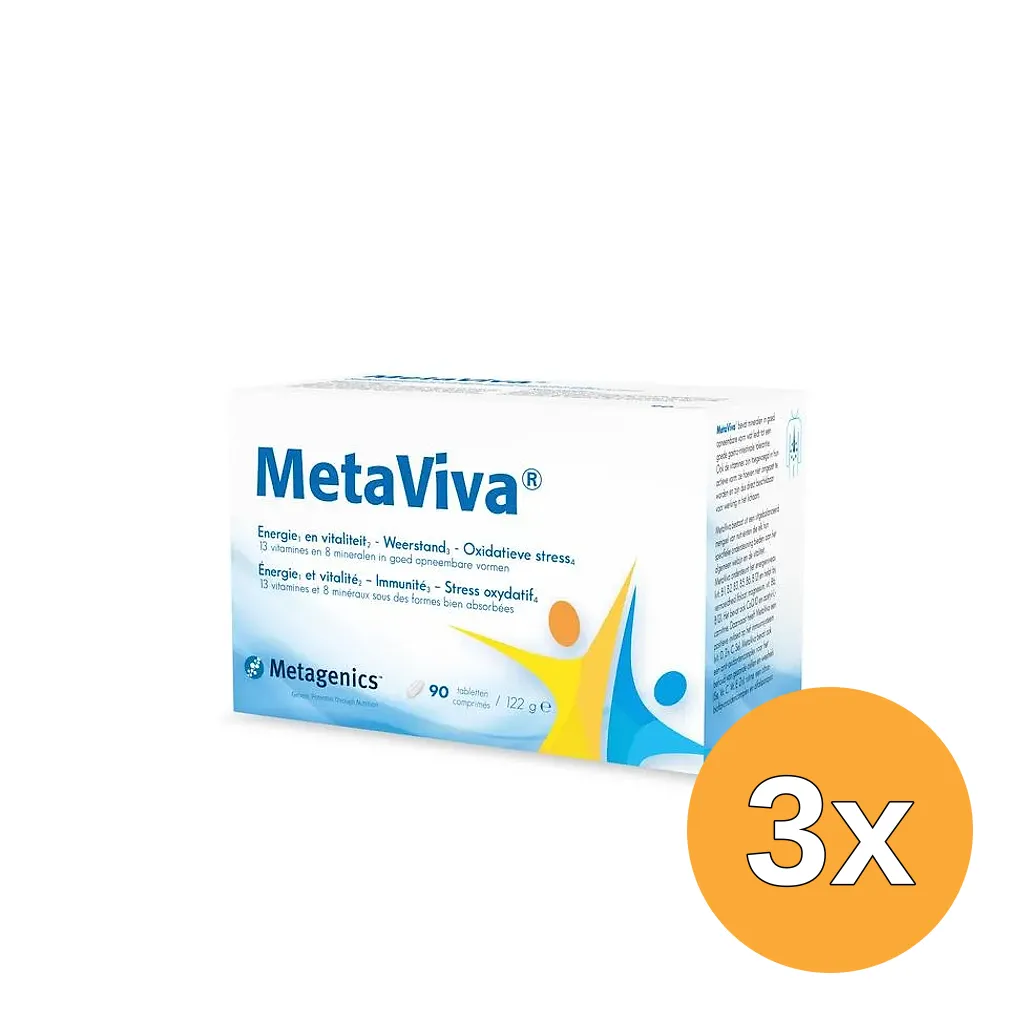 3x Metagenics MetaViva (90 tabletten)