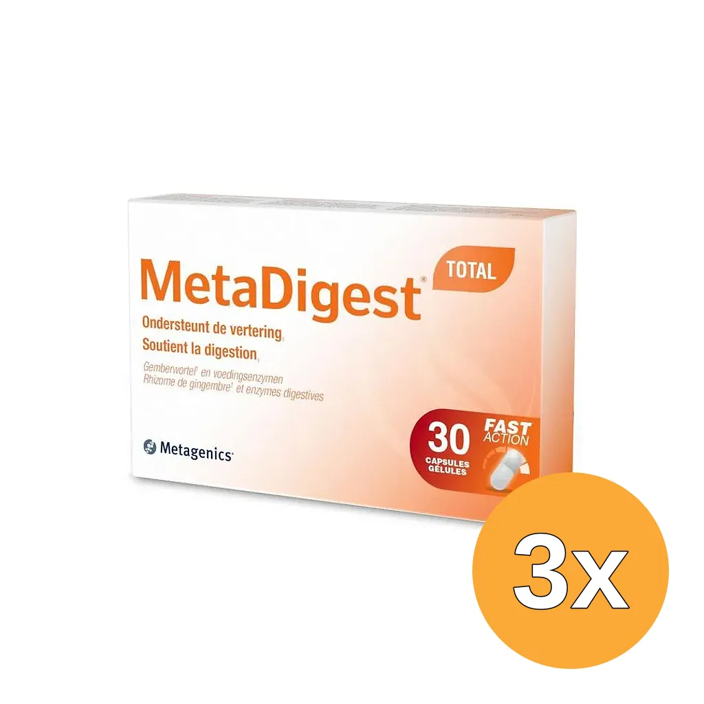 3x Metagenics Metadigest Total NFD (30 capsules)