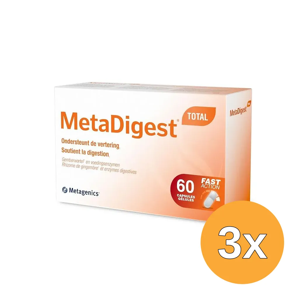 3x Metagenics Metadigest Total NFD (60 capsules)
