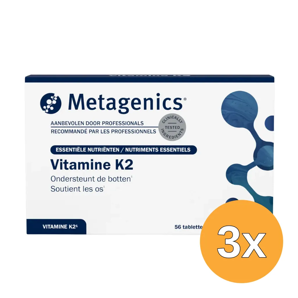 3x Metagenics Vitamine K2 Tabletten (56 tabletten)