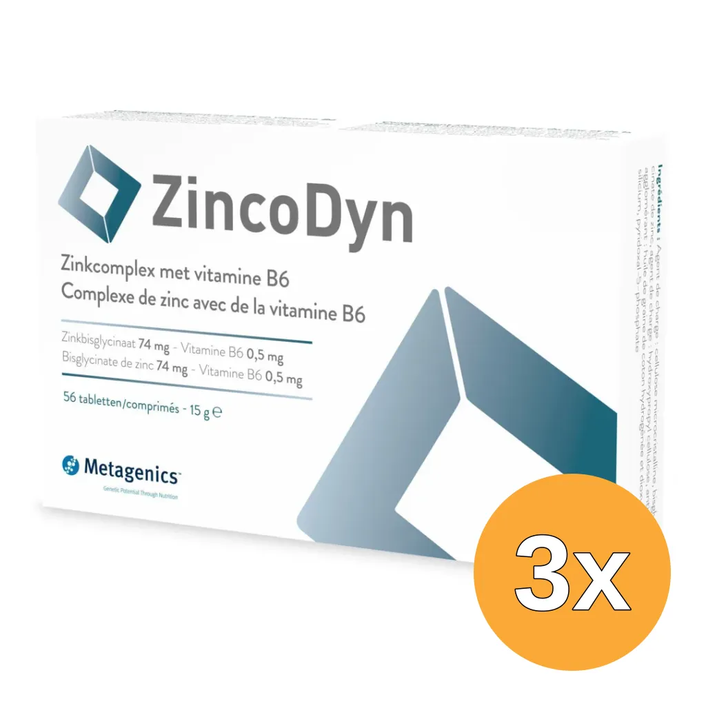 3x Metagenics Zincodyn (56 tabletten)