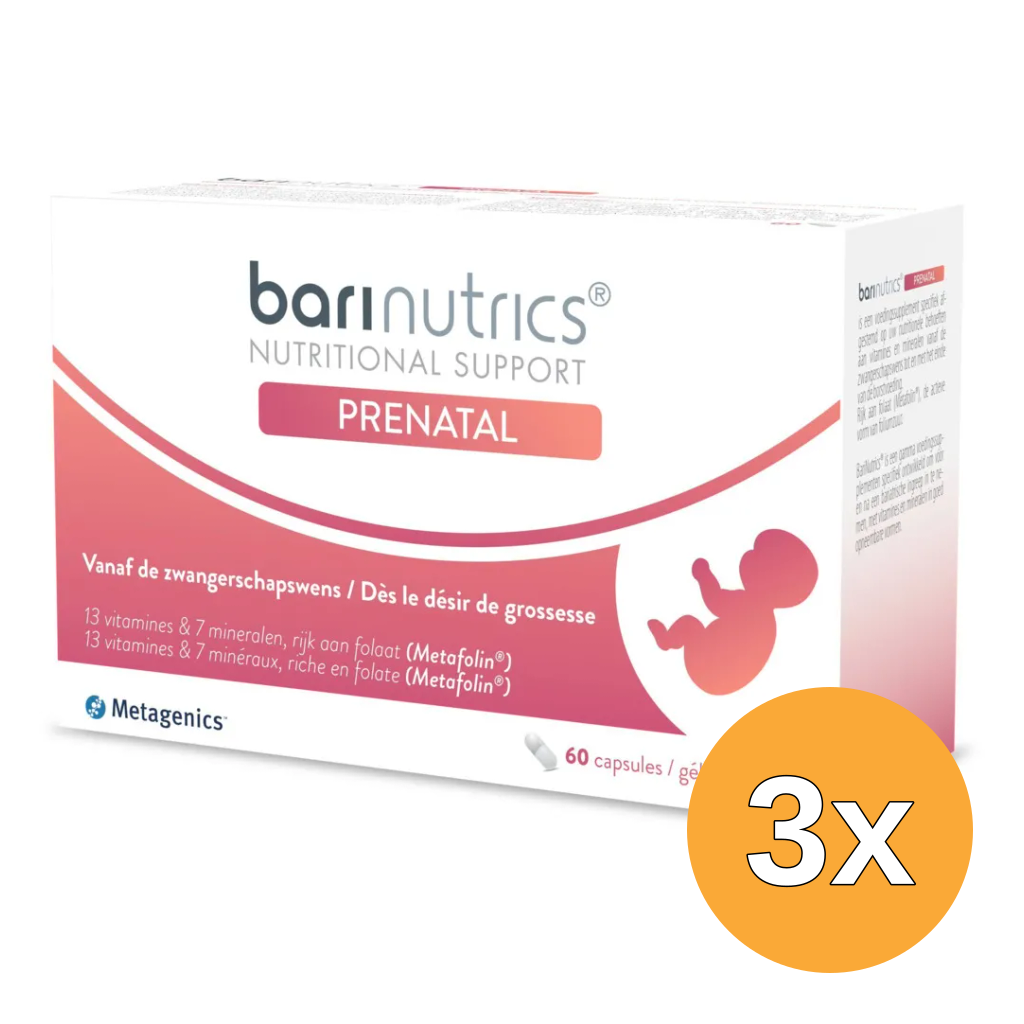 3x Barinutrics Prenatal Nf (60 capsules)