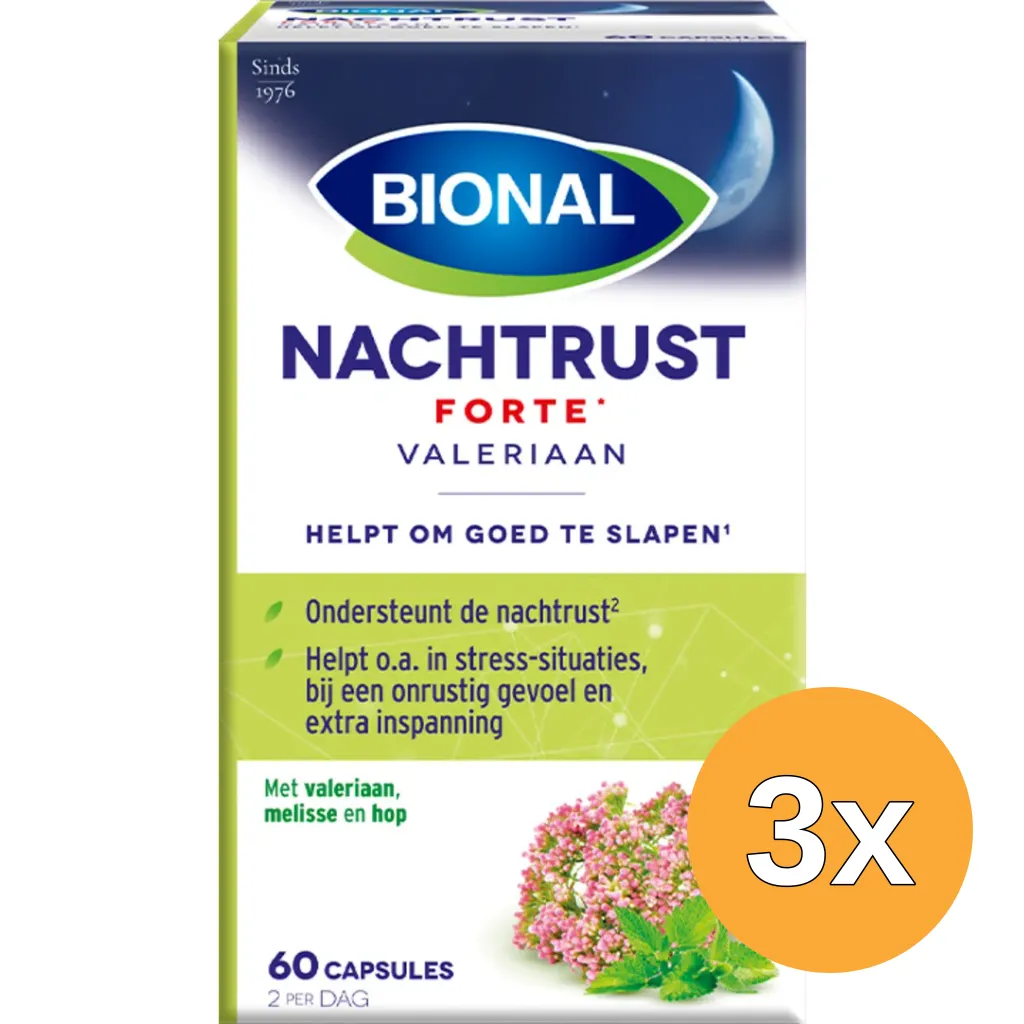 3x Bional Nachtrust Extra Sterk (60 capsules)