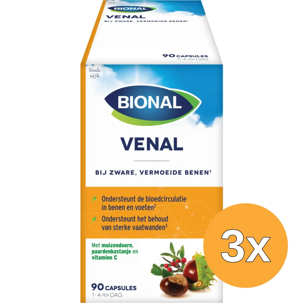 3x Bional Venal (90 capsules)