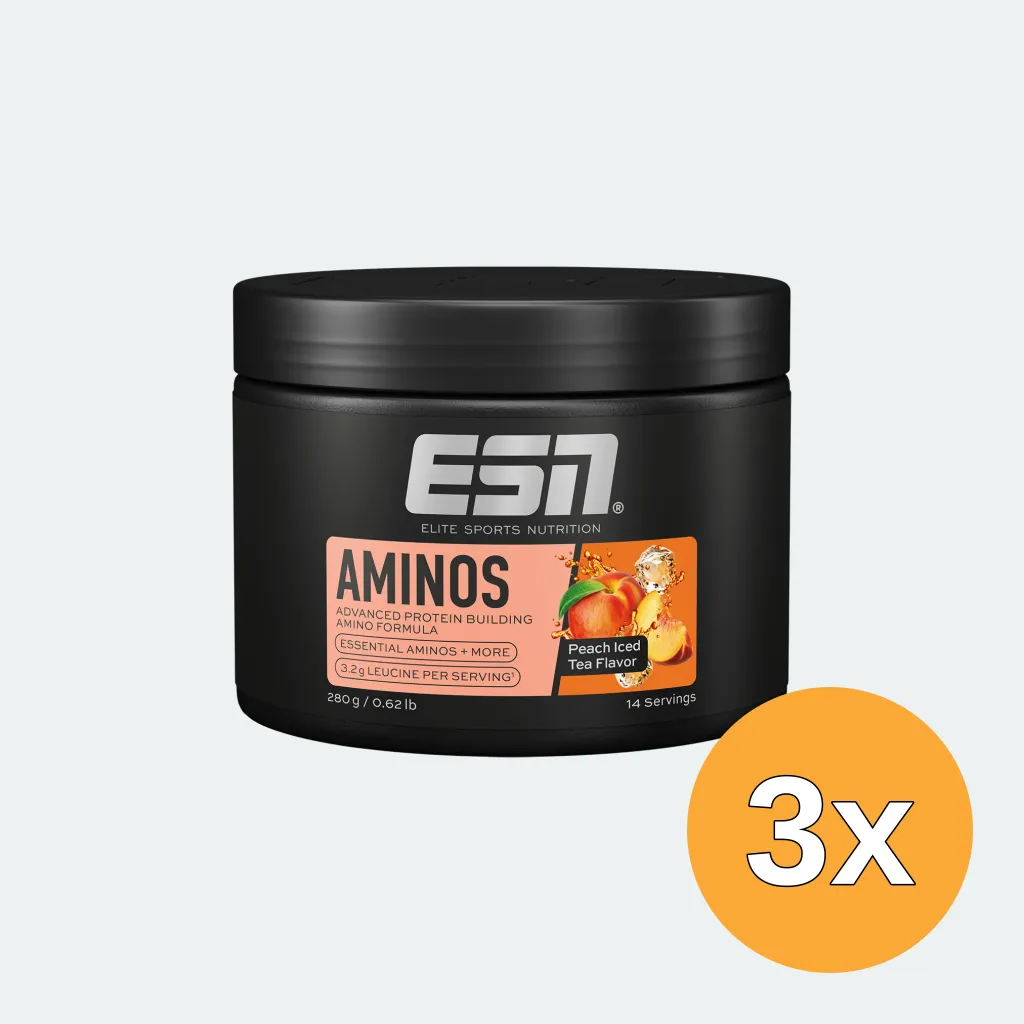 3x ESN Aminos Peach Iced Tea (280 gr)