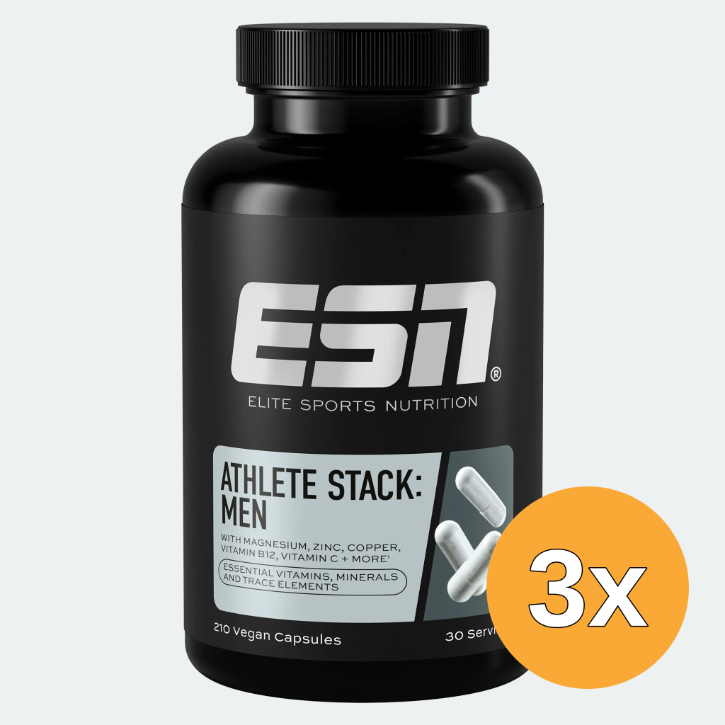 3x ESN Athlete Stack: Men V2 (210 capsules)