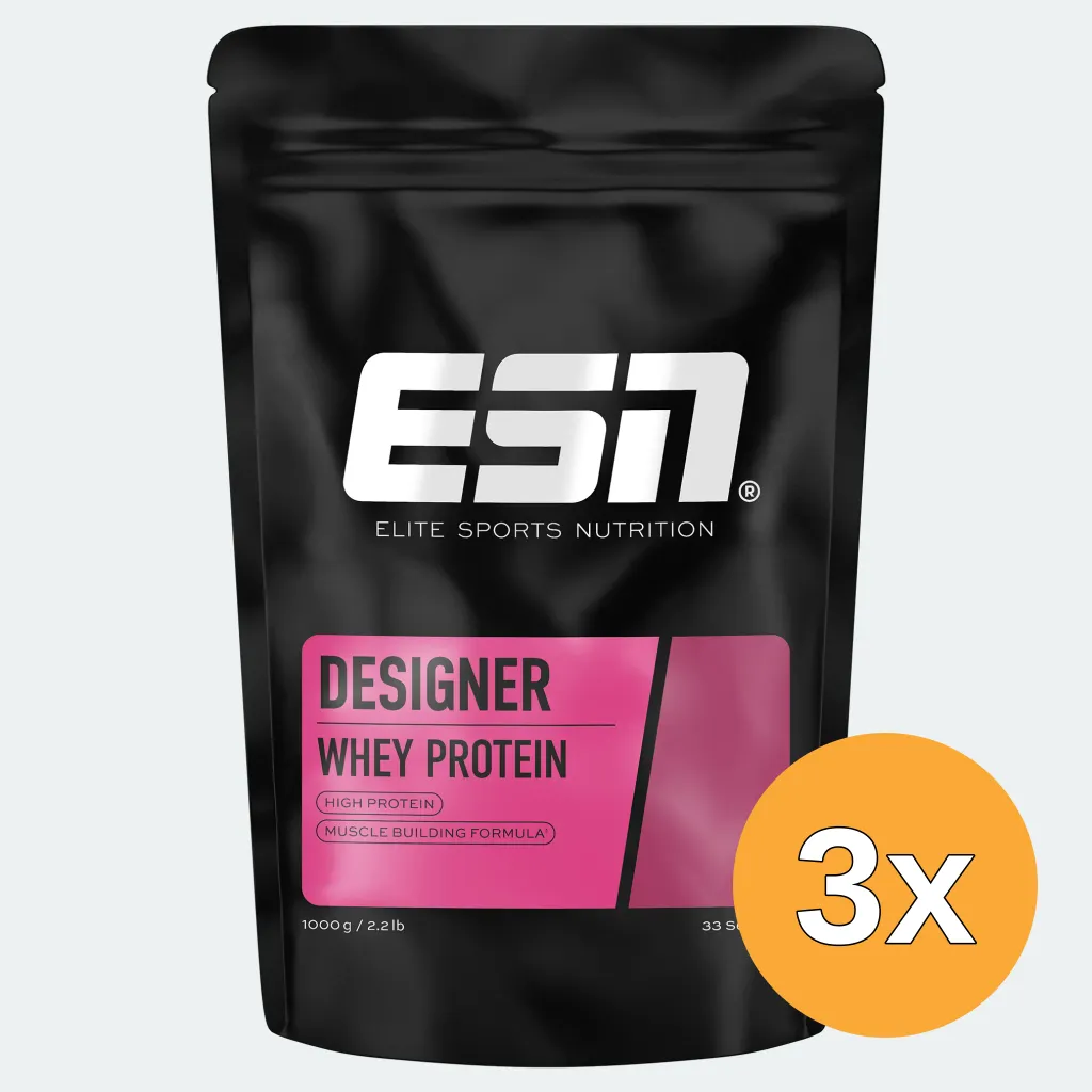3x ESN Designer Whey Almond Coconut (1000 gr)