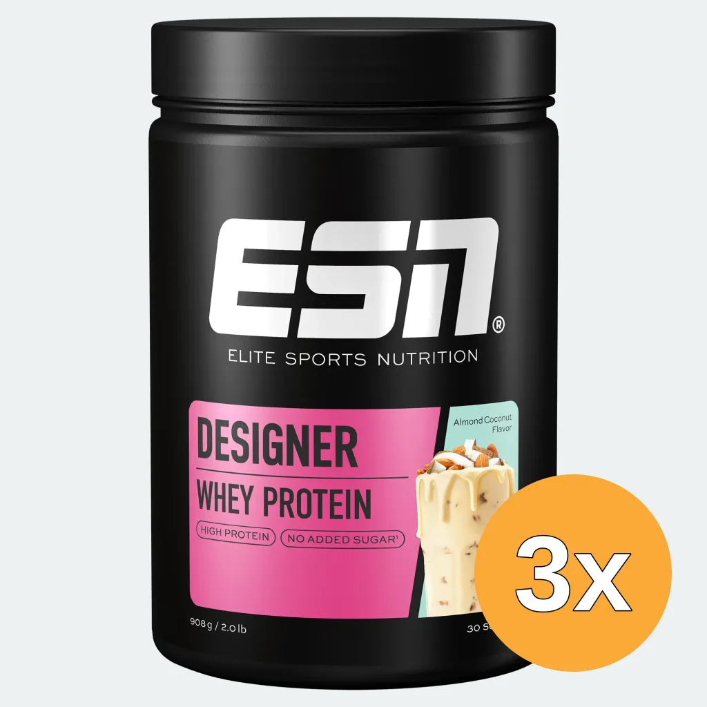 3x ESN Designer Whey Almond Coconut (908 gr)