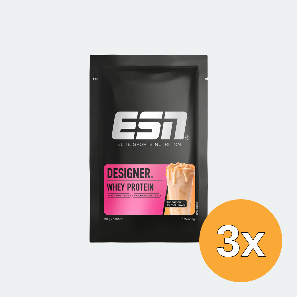 3x ESN Designer Whey Cinnamon Cereal (30 gr)