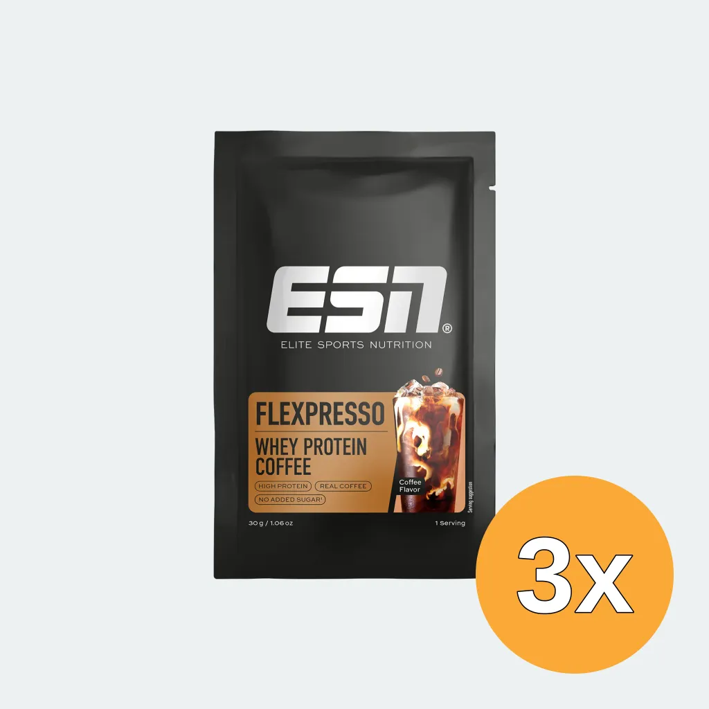 3x ESN FLEXPRESSO Protein Coffee Coffee Flavor (30 gr)