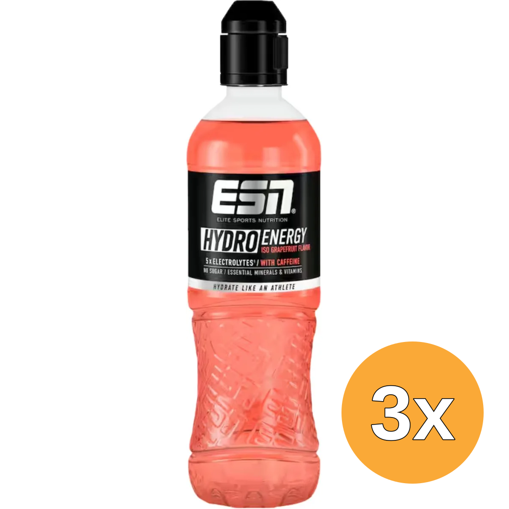 3x ESN HydroEnergy Grapefruit (6 x 500 ml)