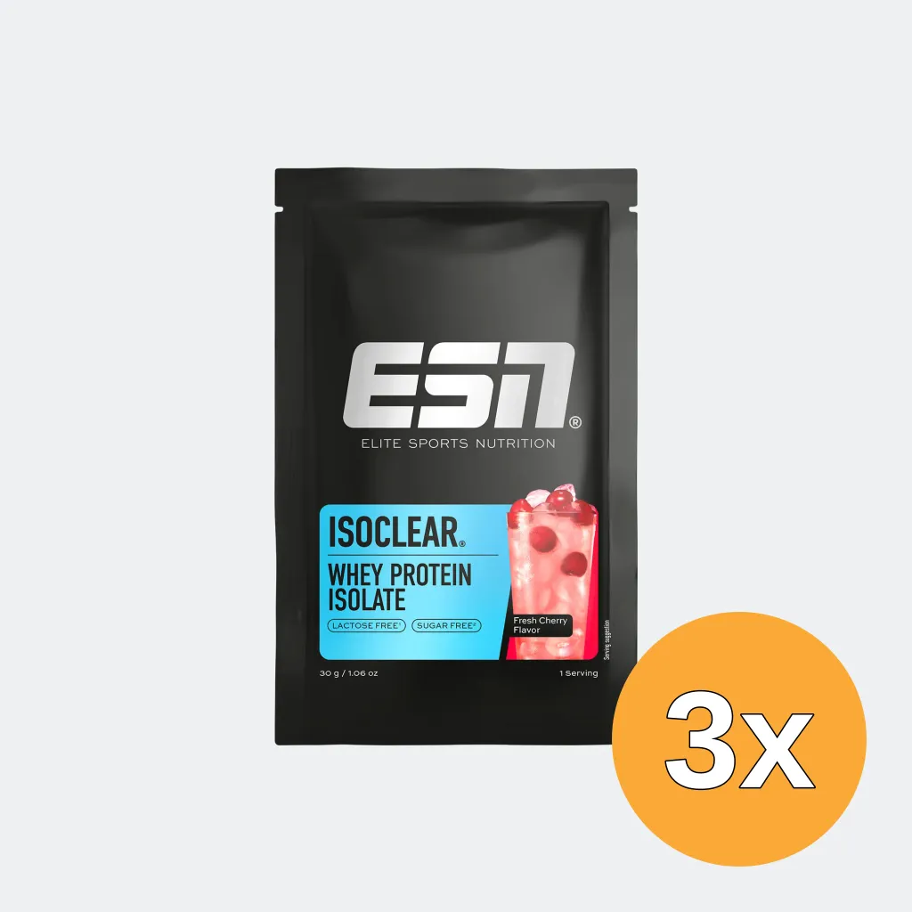 3x ESN ISOCLEAR Whey Isolate Cherry (30 gr)