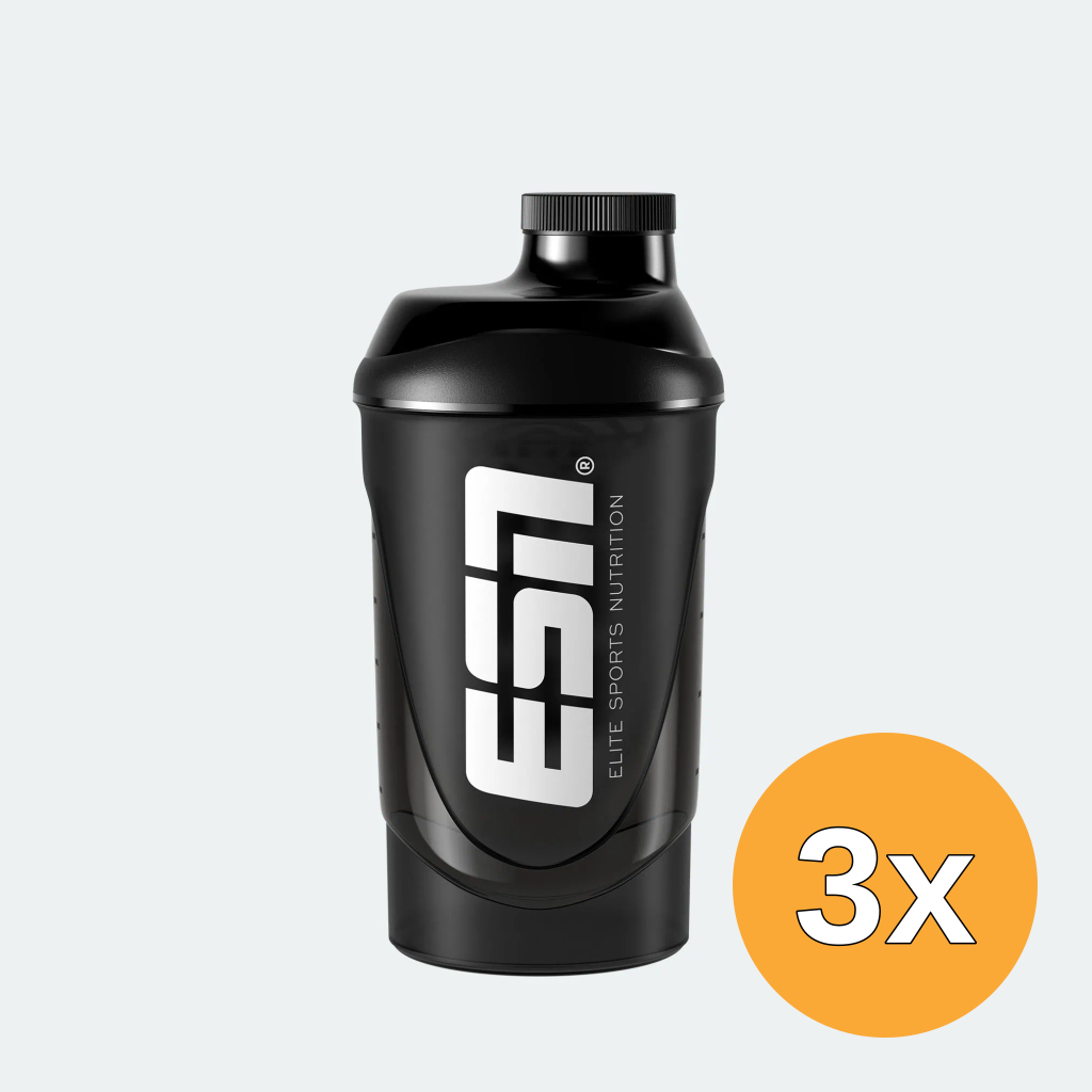 3x ESN Shaker Black Transparent 600 ml (1 stuk)
