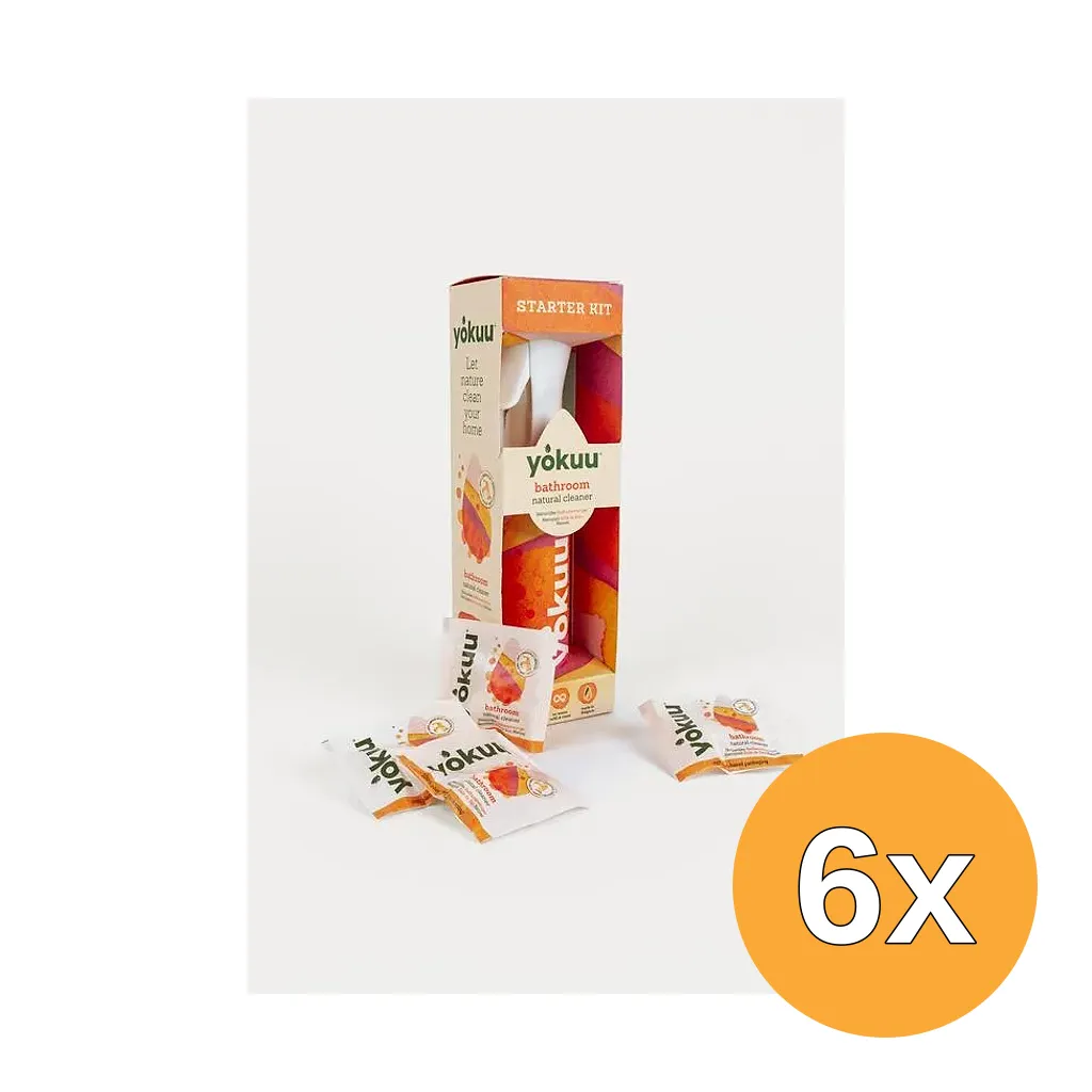 6x Yokuu Badkamerreiniger Starter Kit (1 stuk)