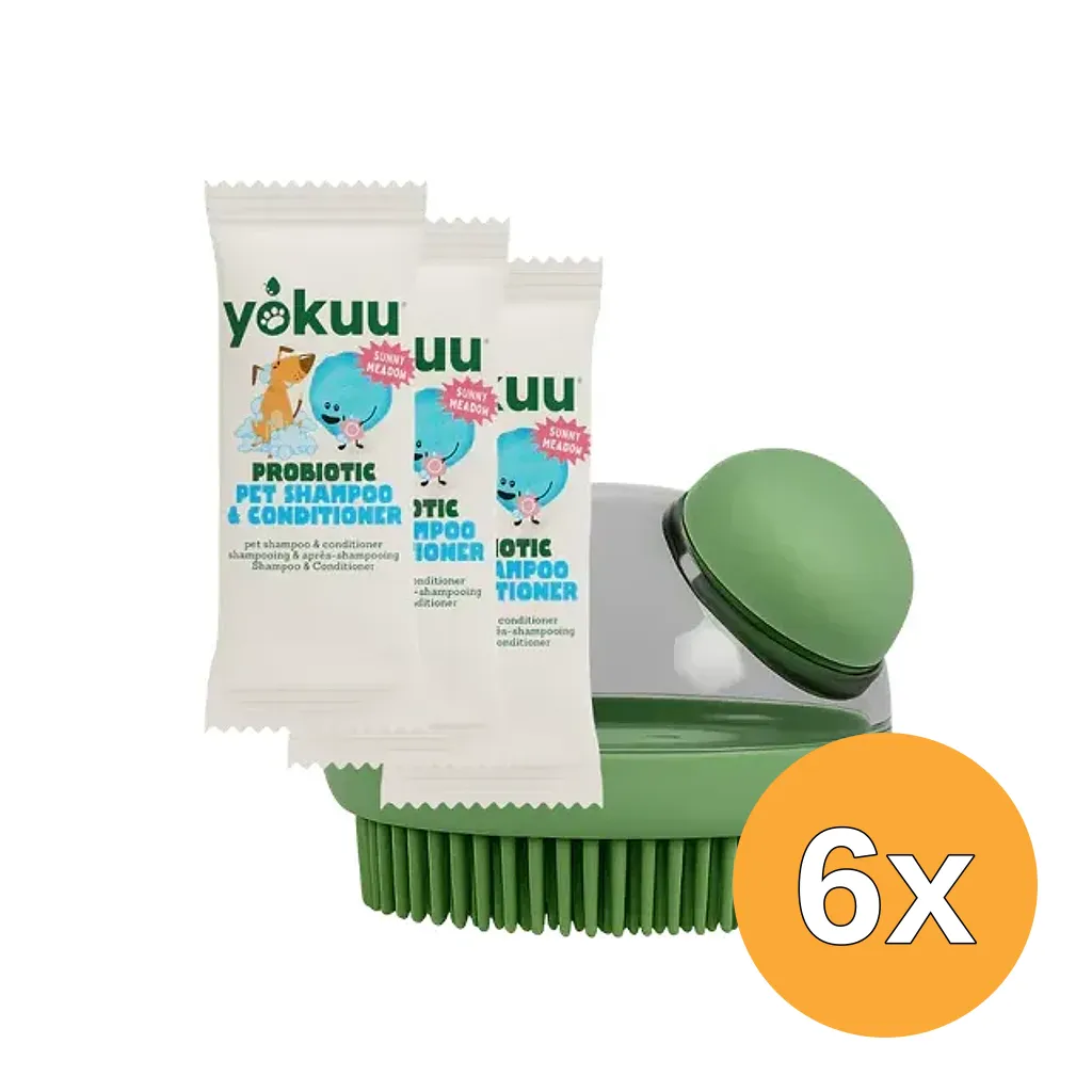 6x Yokuu Huisdier Shampoo & Conditioner Start (1 stuk)