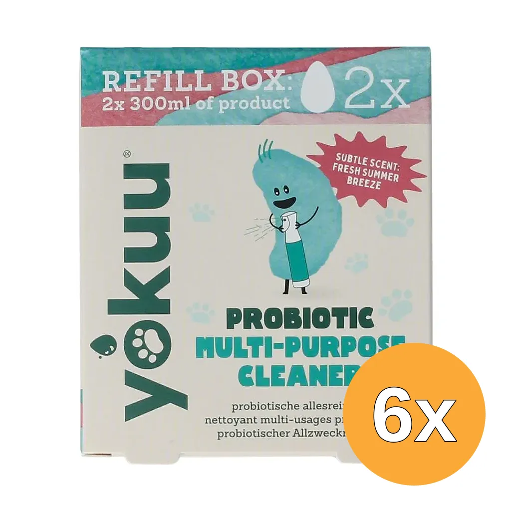 6x Yokuu Probiotische Allesreiniger Navulling (2 stuks)