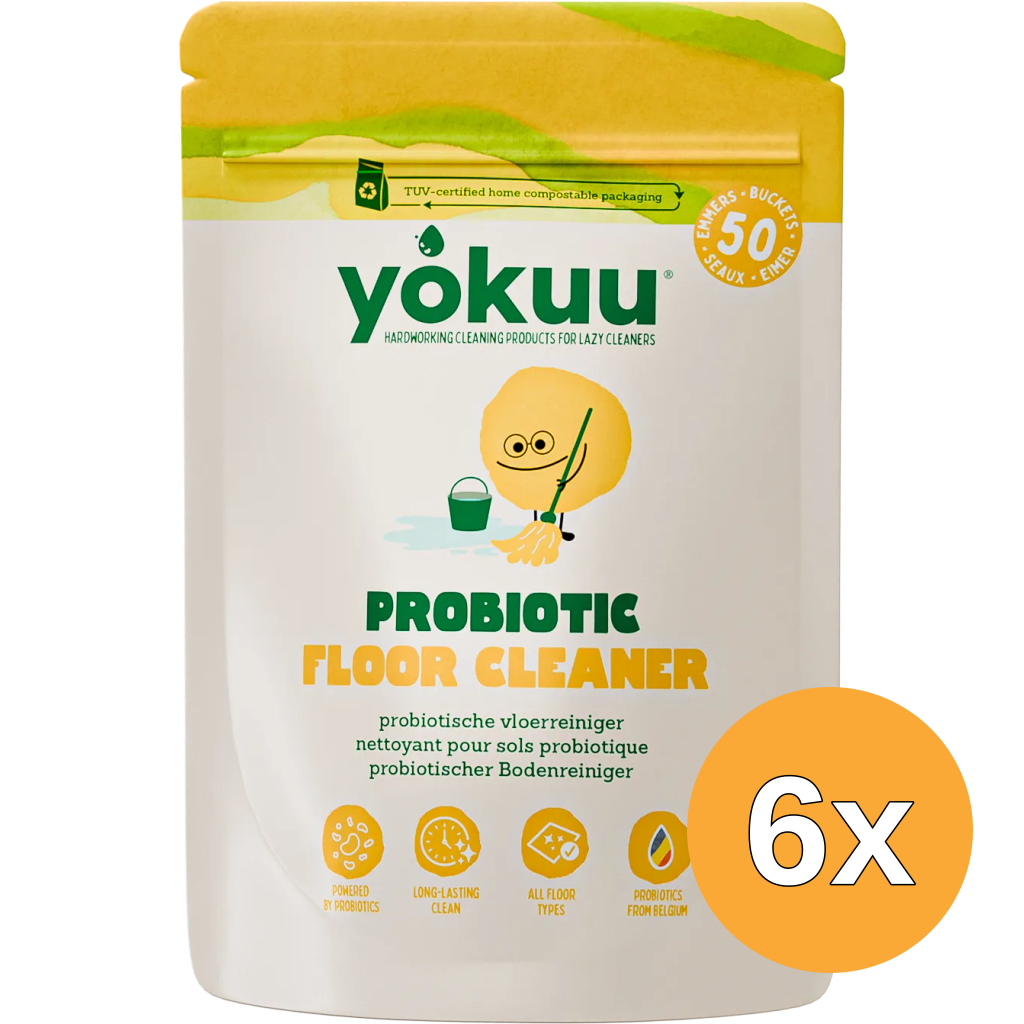 6x Yokuu Vloerreiniger Poeder (200 gr)