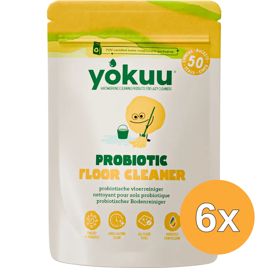 6x Yokuu Vloerreiniger Poeder (200 gr)