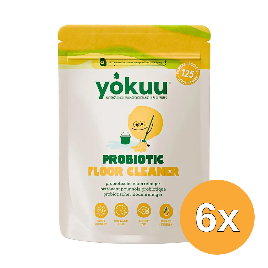 6x Yokuu Vloerreiniger Poeder (500 gr)