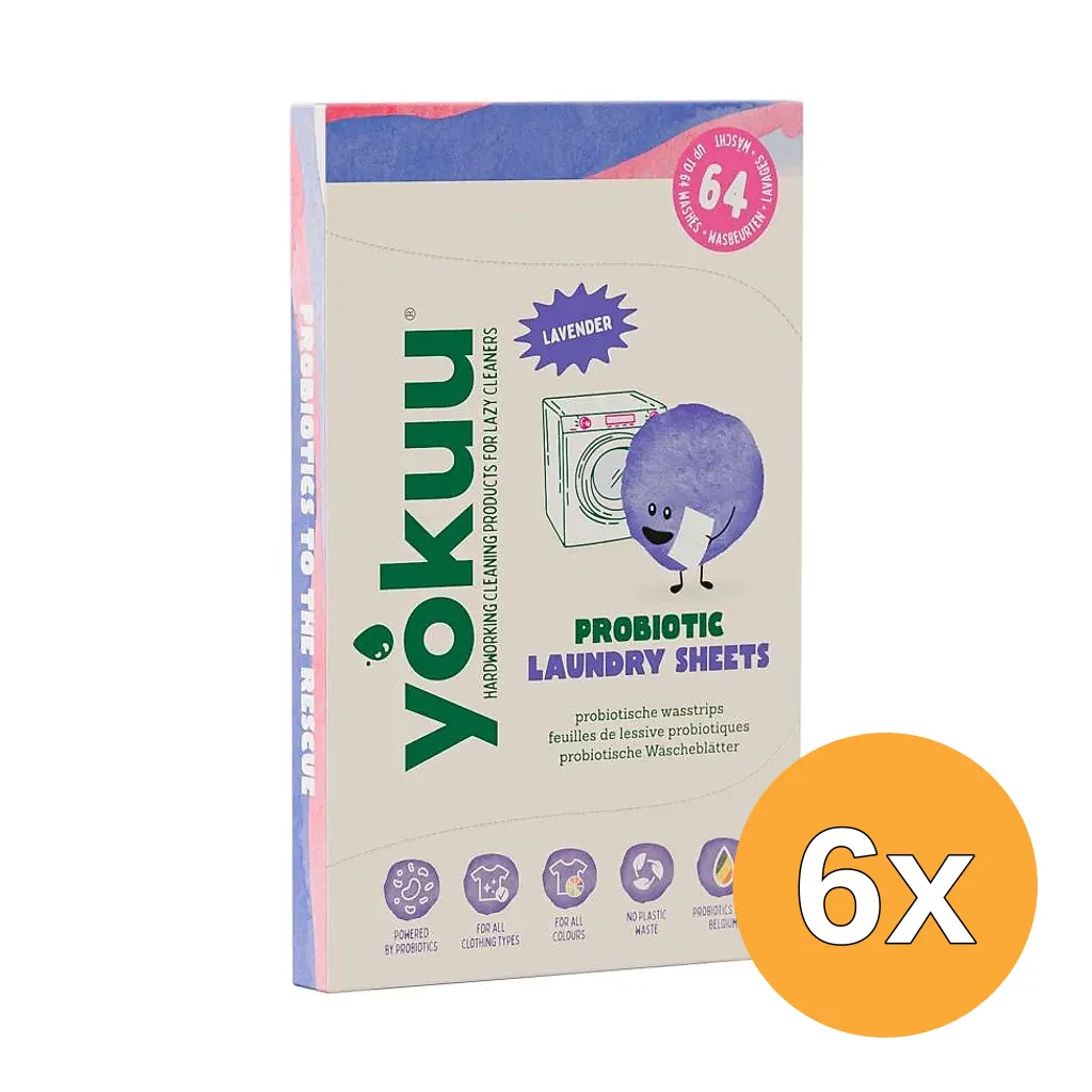 6x Yokuu Wasstrips Lavendel (96 gr)