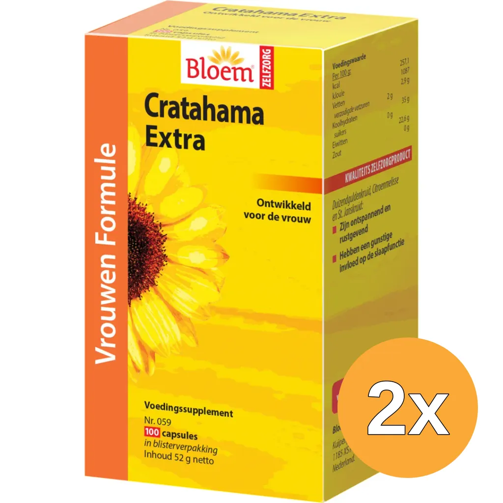 2x Bloem Cratahama (100 capsules)
