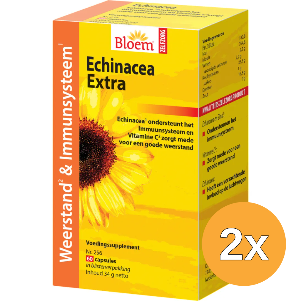 2x Bloem Echinacea (60 capsules)