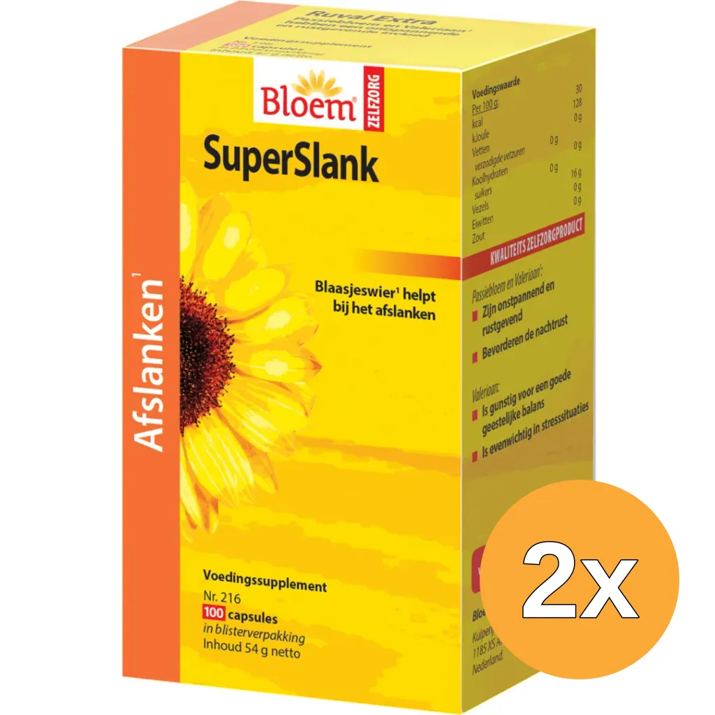 2x Bloem Superslank (100 capsules)