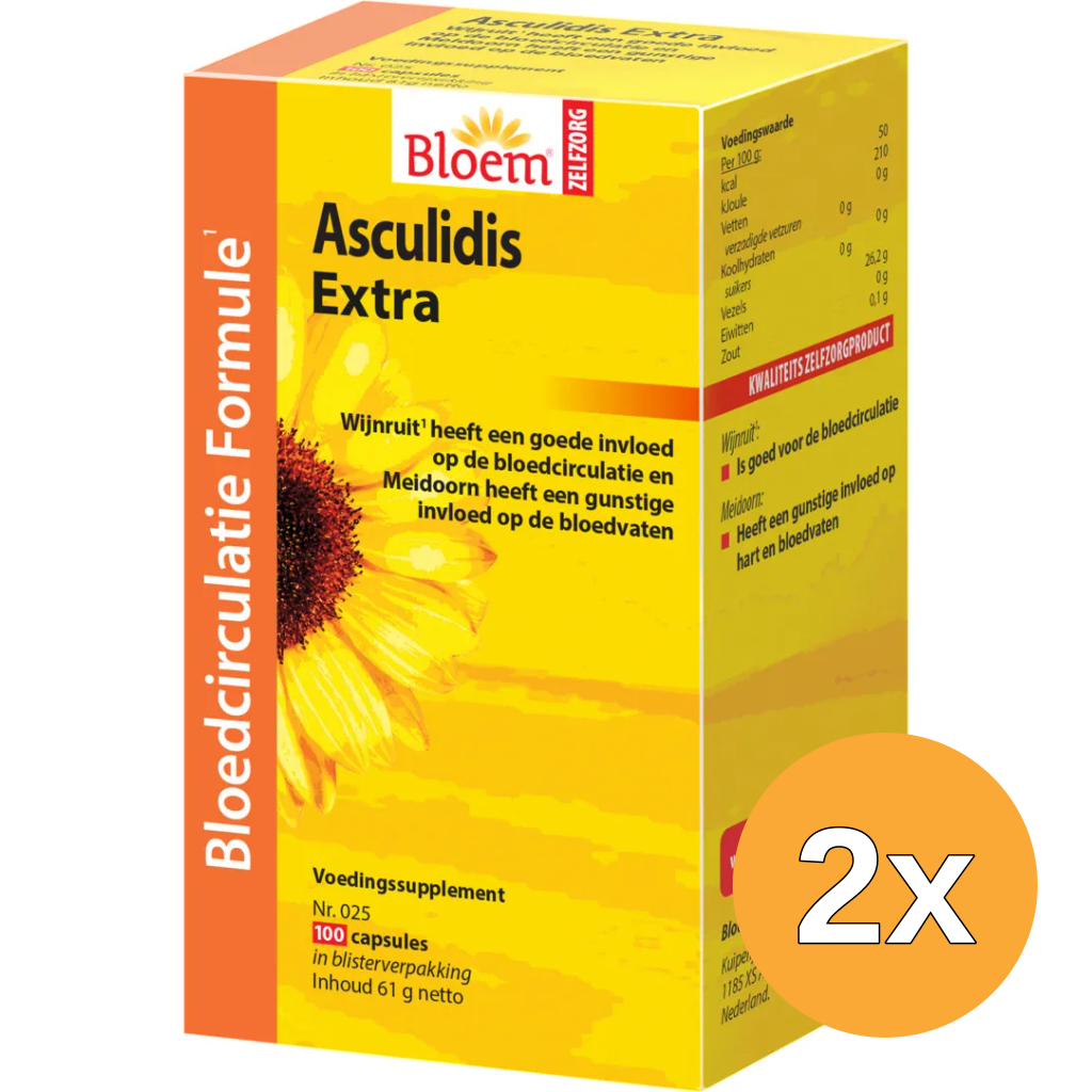 2x Bloem Asculidis (100 capsules)