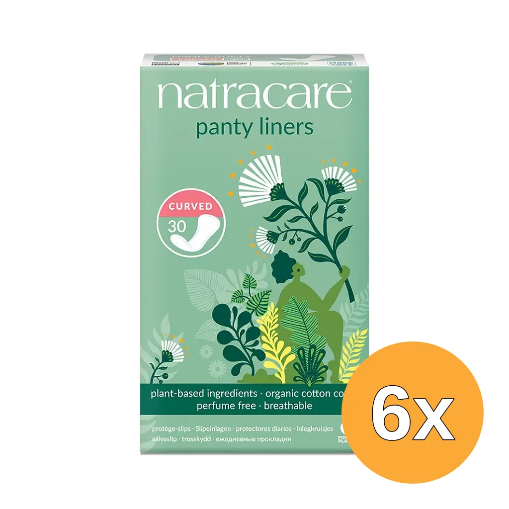 6x Natracare Inlegkruisjes gebogen (30 stuks)