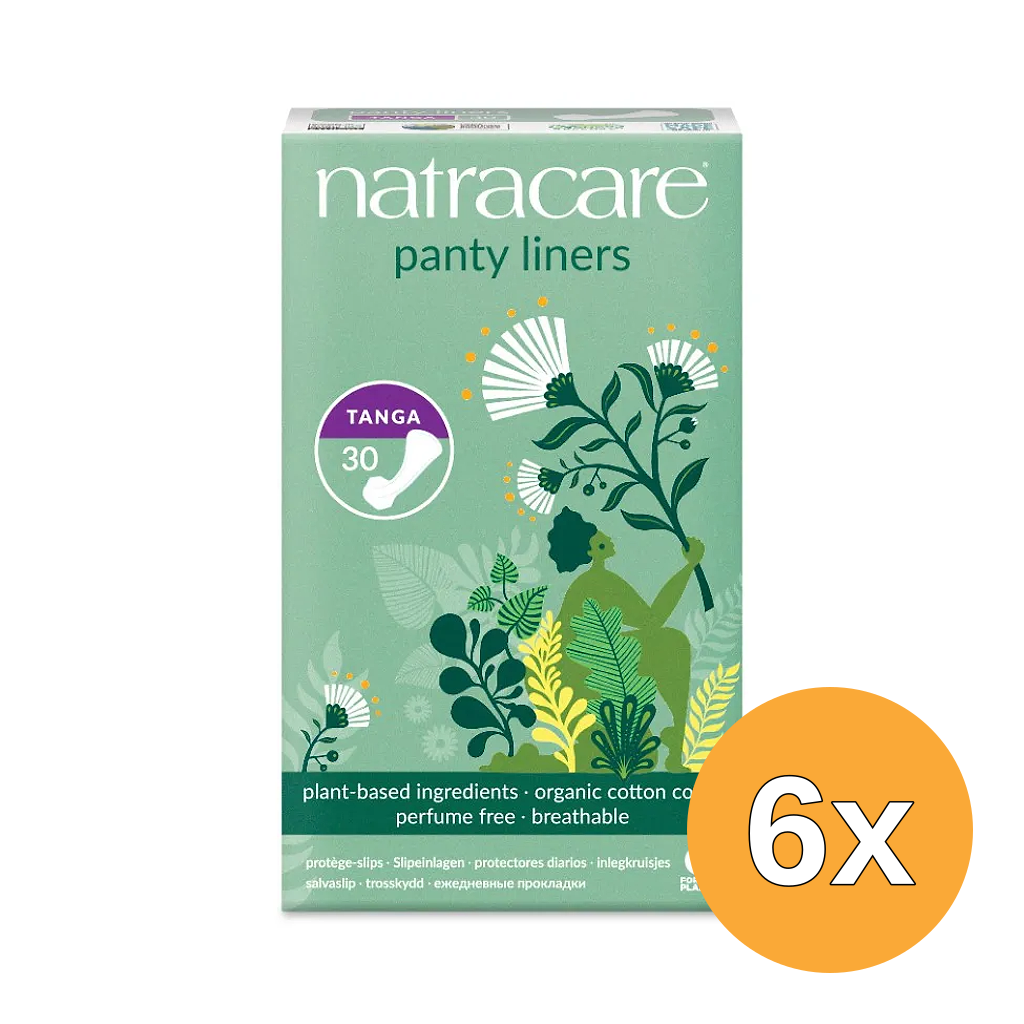 6x Natracare Inlegkruisjes string (30 stuks)