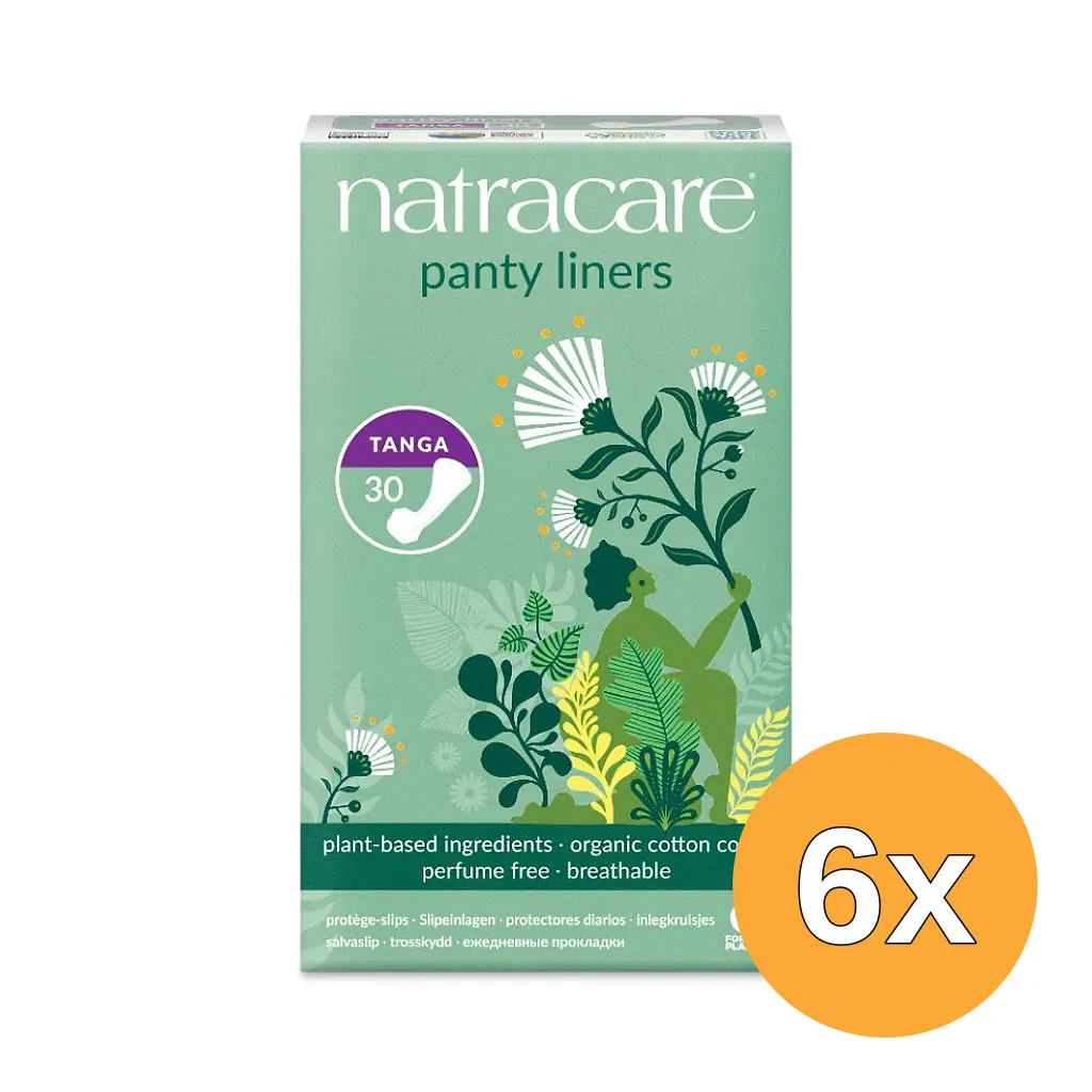 6x Natracare Inlegkruisjes string (30 stuks)