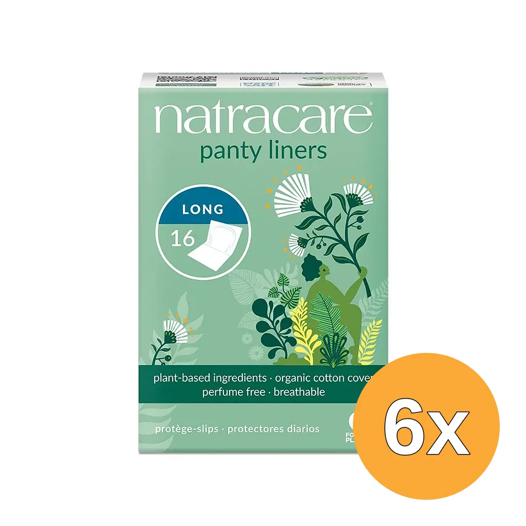 6x Natracare Inlegkruisjes long (16 stuks)