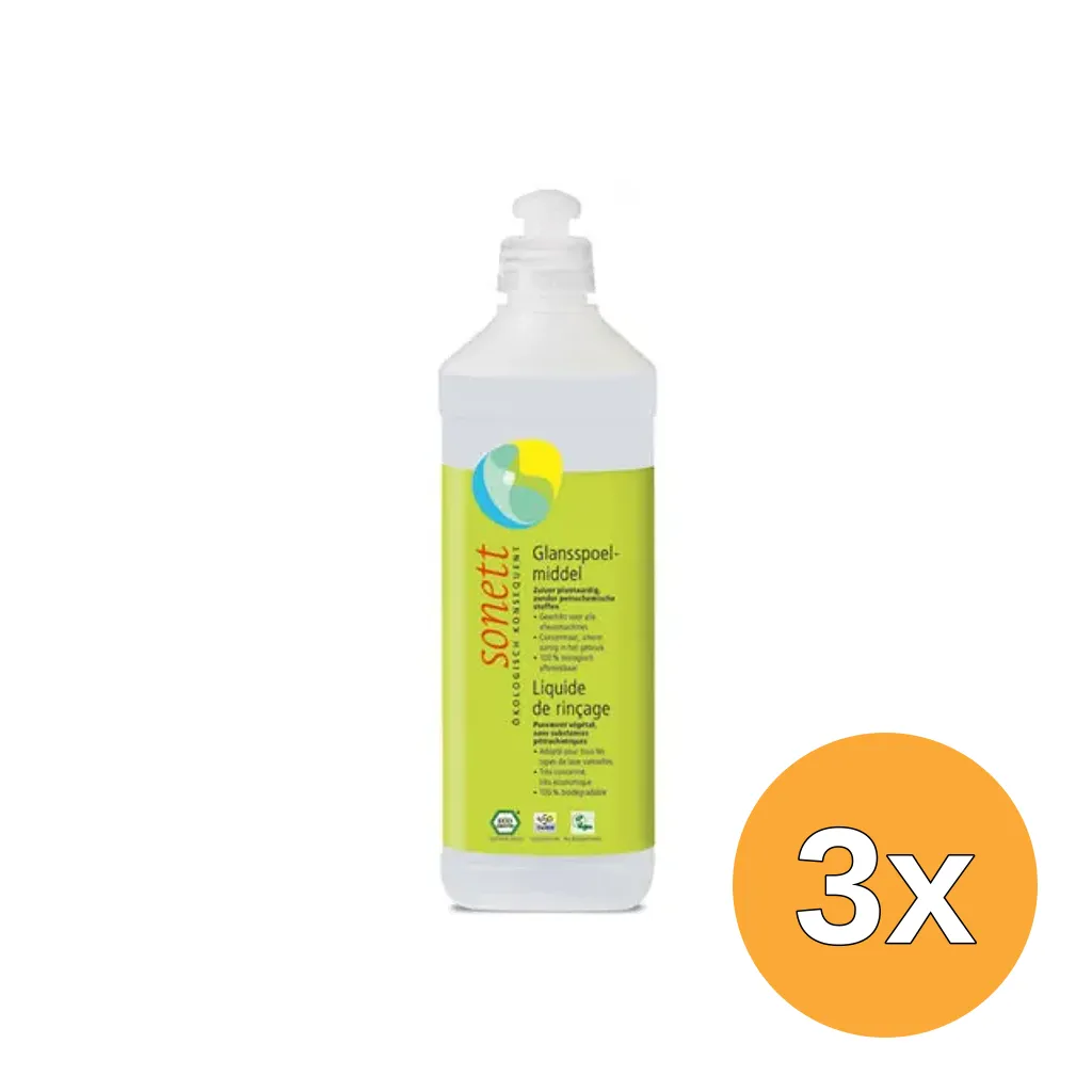3x Sonett Glansspoelmiddel (500 ml)