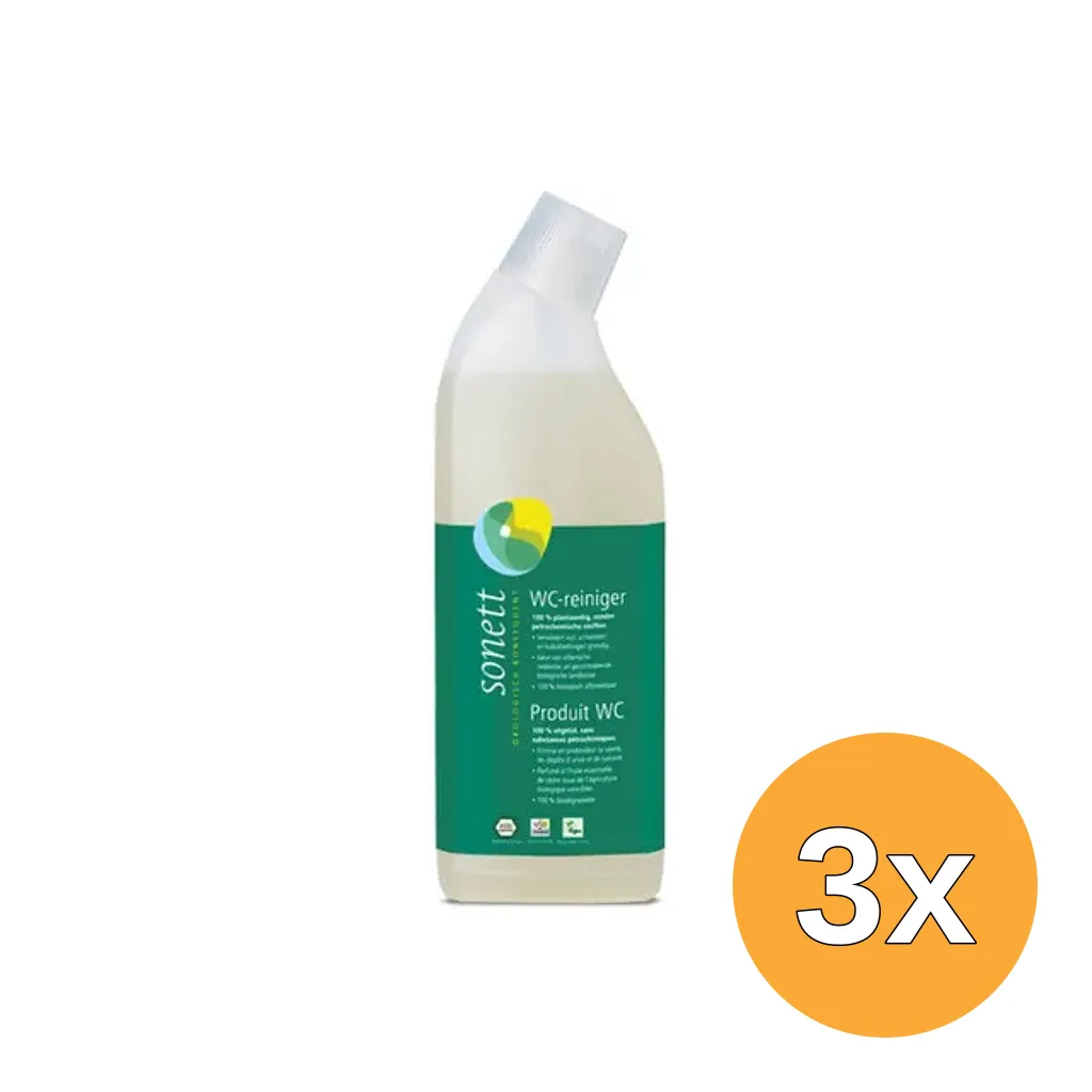 3x Sonett WC Reiniger (750 ml)