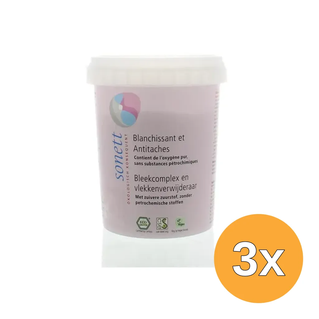 3x Sonett Bleekmiddel Zuurstof Basis (450 gr)
